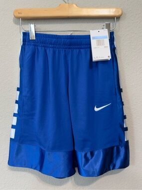 NWT! Nike Kids Basketball Shorts, Blue, Size M